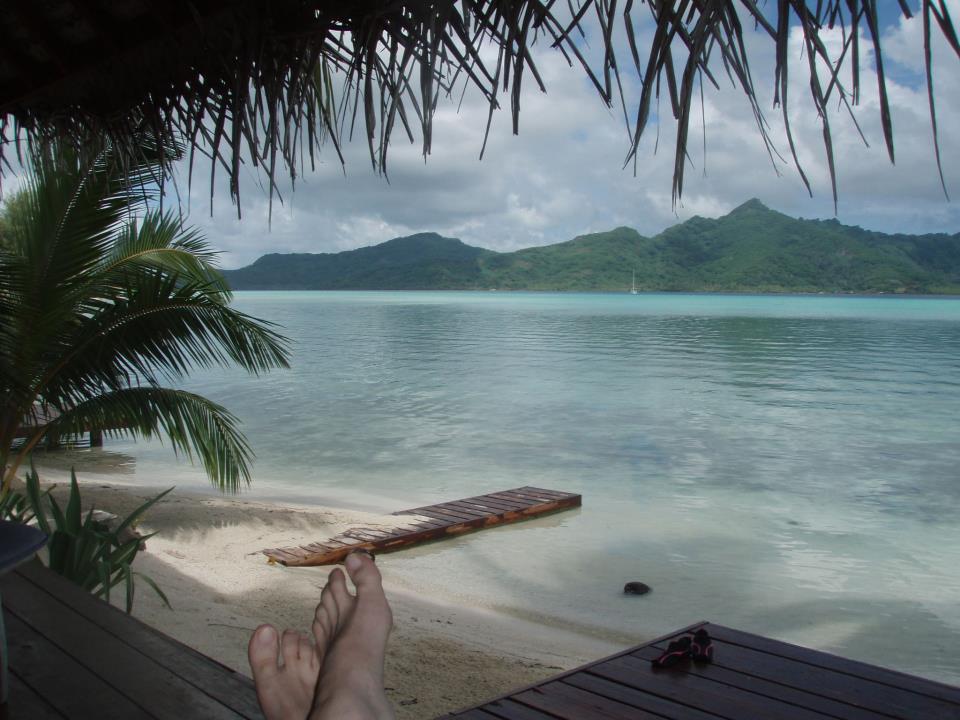 Mike Replogle Feet in Tahiti